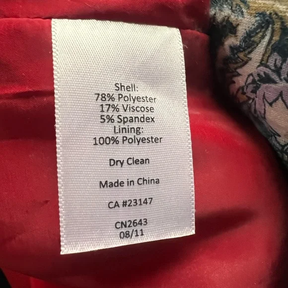 Talbots Red Midi Dress - Picture 12 of 12